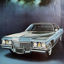 Vintage 1972 Cadillac Fleetwood Sixty Special Brougham Blue Two Page Layout Ad picture