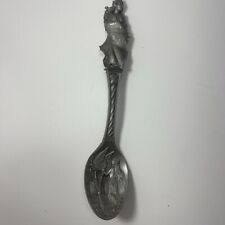 1980 Franklin Mint THUMBELINA Brothers Grimm Pewter Fairy Tale Spoon picture