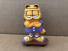 Vintage GARFIELD pvc figure SKATEBOARD Cool Cat arms crossed #21 picture