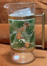 Disney Home Mickey Mouse Tropical Glass Pitcher New picture