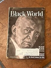 Rare  Black World  Magazine John H. Johnson Feb 1972 Cover Carter G. Woodson picture