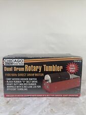 Chicago Electric Power Tools Dual Drum Rotary Rock Tumbler 2-3 lb Capacity picture