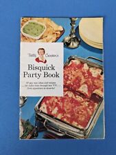 1957 recipe booklet BETTY CROCKER'S BISQUICK PARTY BOOK 97 gay new ideas picture