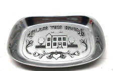 Wilton Armetale Pewter Bless This House Bread Platter Serving Tray picture