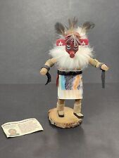Vintage Native American Navajo Indian First Mesa Rainbow Kachina Doll Signed picture