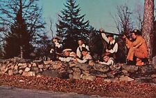 Postcard MA Concord Mass Provincials flanking Road Chrome Vintage PC H8647 picture