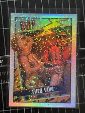 Theo Von Custom Holographic Cracked Ice Wrestling Style Trading Card By MPRINTS picture