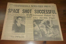 Chattannooga News Free Press May 5, 1961 Alan Shepard Mercury Redstone Launch picture
