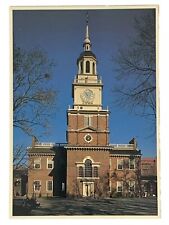 Independence Hall Front View Philadelphia Pennsylvania Postcard Unposted picture