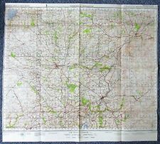 VINTAGE 1940 ORDNANCE MAP WAR EDITION CROWN TAVISTOCK OKEHAMPTON ENGLAND WWII  picture