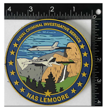 NAVAL CRIME INVESTIGATIVE SERVICE NCIS NAS MILITARY HOOK & LOOP PVC PATCH picture
