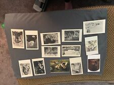 Lot Of 13 Vintage Detroit Institute Of Arts Post Cards, Unposted. 11 B&W/2 Color picture