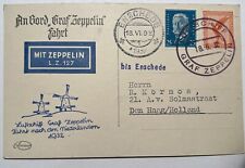 1932~Graf Zeppelin Real Photo post Card -FRICHSHAFEN, To Holland. picture