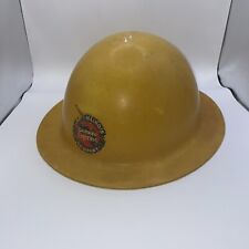 Iowa Illinois Gas And A Electric Company Vintage Gentex 120 Hardhat 6.5 7.5 1954 picture