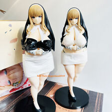 1pcs Fat Nun Anime Statue PVC Sexy Girl Figure Toy Gift No box Big BrXXst 10in  picture