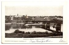 Antique Haverhill Bridge, Town Scene, Haverhill, MA Postcard picture