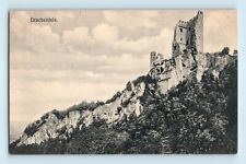 Ruins of Burg Drachenfels Germany North Rhine Westphalia Area Rocks Postcard C2 picture