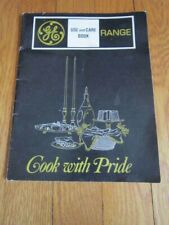 Vintage GE Range Use and Care Booklet Guide Instructions J470 J360 J342 FreeShip picture