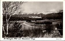 RPPC Mt Washington Hotel and Presidential Range c1938 Vintage Postcard X45 picture
