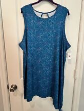 Disney Cruise Line DCL Blue Dress Cover Up Swim Size 1X New picture