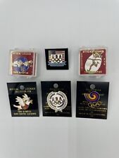 Olympic Pins set of 6 vintage 1988 picture