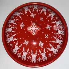 Temptations by Tara Christmas Holiday Reindeer Bakeware Covered Pie Dish picture