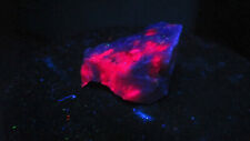 Fluorescent mineral rock Eucryptite from Arizona Earl Verbeek Ruby-Red Glow O31 picture
