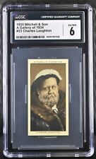1935 Mitchell & Son Gallery of 1934 #23 CHARLES LAUGHTON CGC 6 EX-MINT picture