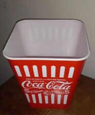 Small Coca-Cola Trash Can Great For Room Mancave Or Restroom picture
