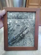 Western Pacific Real Photo Framed California ? Railroad Train Wreck 1944 picture