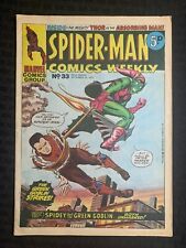 1973 Sept 29 SPIDER-MAN COMICS WEEKLY #33 FN 6.0 John Romita / Green Goblin picture