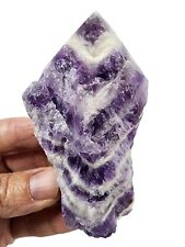 Amethyst Chevron Crystal Polished Tip 118 grams picture