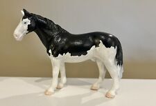 Schliech Horse Repaint Black Splash With Blue Eyes picture