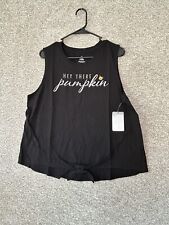Disney Hey There Pumpkin Mickey Tie Tank Top Shirt - Halloween 2021 Size XL picture