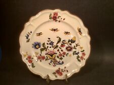 Antique Hand Painted Cornucopia and Floral French Plate c.1800's picture