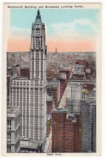 New York City lower Manhattan c1920's Woolworth Building, Cass Gilbert architect picture