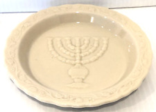 Vintage LENOX SPECIAL Jewish Menorah Plate Dish Judaica Judaism Hebrew picture