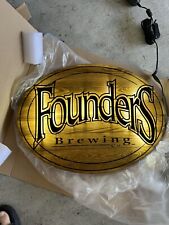Founders 3d Lighted Beer Sign - Brand New In Box picture