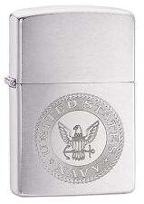 Zippo Windproof Lighter With Engraved United States Navy Seal, 29385, New In Box picture