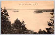 Postcard View From Rays Point, Milbridge Maine Unposted picture