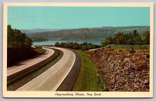 Ithaca New York Ny Route 13 Cayuga Lake Wob 1972 Postcard picture