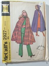McCall's 2927 Vintage 1971 Cape Sewing Pattern Size Small picture