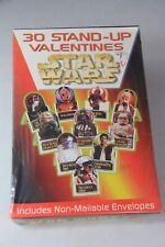 1997 30 Star Wars Stand-Up Valentines Day Cards Factory Sealed picture
