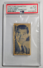1947 Turf Film Stars - Hand Cut #15 Clark Gable PSA 4 VG-EX (B) picture