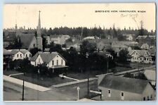 Vancouver Washington Postcard Bird's-Eye View Exterior House Street 1910 Vintage picture