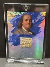 Authentic Relic Card Benjamin Franklin POTP-5 picture
