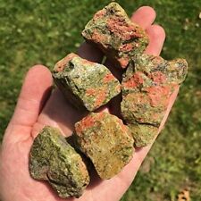 Raw Rough Unakite Large Chunks Healing Crystal Rocks Specimens for Jewelry DIY picture