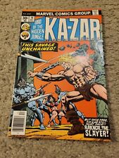 KA-ZAR Lord Of The Hidden Jungle 19 Kazar Marvel Comics lot 1976 HIGH GRADE picture