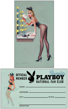 PLAYBOY'S BUNNIES NATIONAL FAN CLUB MEMBERSHIP CARD #3 - VINTAGE REPRINT picture