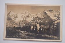 Wengernalp Bernese Oberland in Switzerland RPPC Postcard (UNPOSTED). picture
